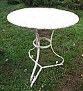 wonderful old french bistro table